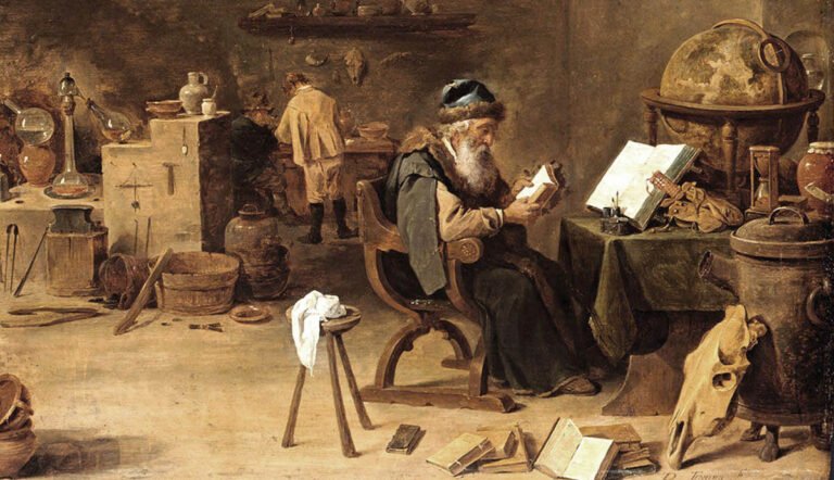 alchimista al lavoro - alchemist at work