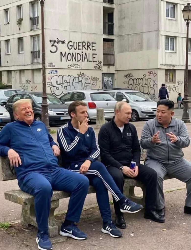 Trump, Macron, Putin, Kim Jong-un