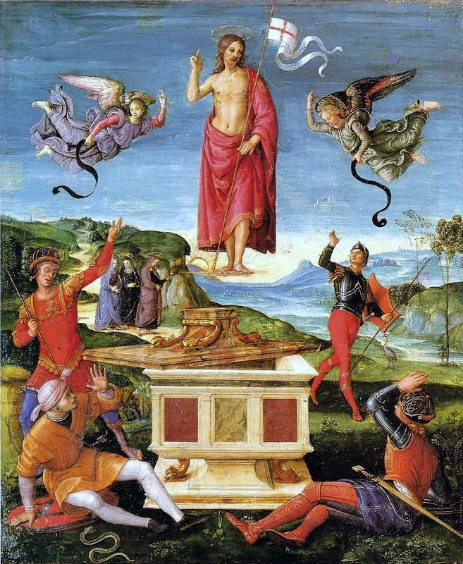 La Resurrezione di Cristo, Raffaello Sanzio, 1501-02